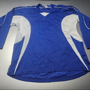 Adult Large Blue Hockey Jersey