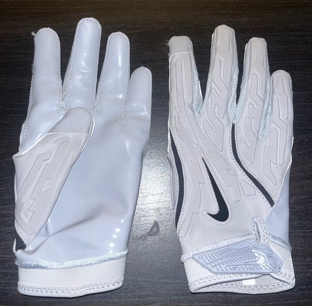 Light Gray/Black XL Nike Superbad 7.0 Gloves Rare NFL Issued Color Way(New)