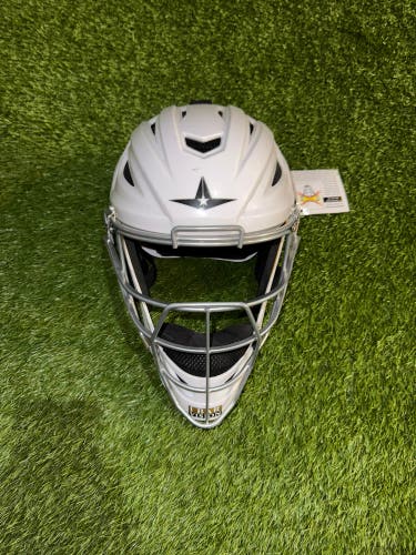 New All Star MVP2500 Catcher's Mask White Adult