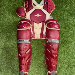 All Star System 7 Axis Catcher's Gear Boston College Adult
