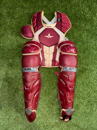 All Star System 7 Axis Catcher's Gear Boston College Adult