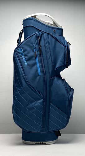 Taylormade Kalea Premier Cart Bag Blue 15-Way Divide Single Strap Golf Bag