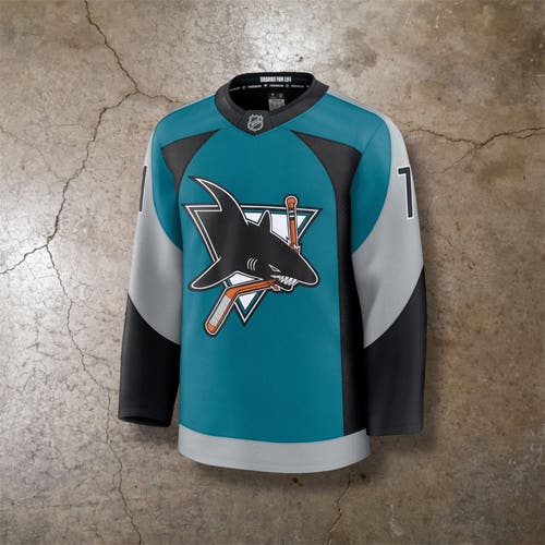 MACKLIN CELEBRINI SAN JOSE SHARKS ALTERNATE REPLICA JERSEY