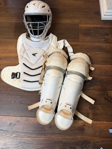 White Easton Jen Schro The Very Best Catcher's Set (Used)