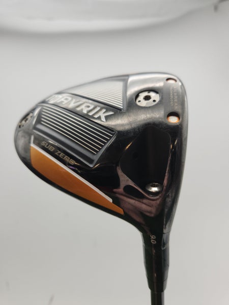 2020 CALLAWAY MAVRIK SUBZERO DRIVER 9* XSTIFF ALDILA ROGUE WHITE 60 MSI 110 FAIR