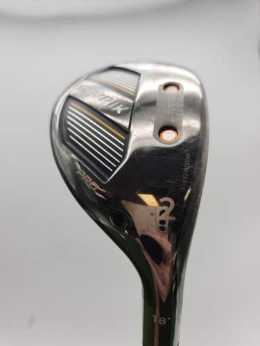 2020 CALLAWAY MAVRIK PRO 2 HYBRID 18* XSTIFF KBS HYBRID 80 +HC GOOD
