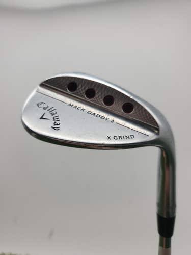 2018 CALLAWAY MACK DADDY 4 PLATINUM CHROME WEDGE 60*/12 STIFF DYNGOLD 35" GOOD