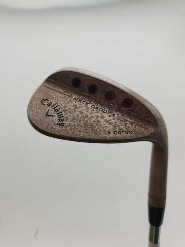 2018 CALLAWAY MACK DADDY 4 PLATINUM CHROME WEDGE 52*/10 STIFF KBS 35" GOOD