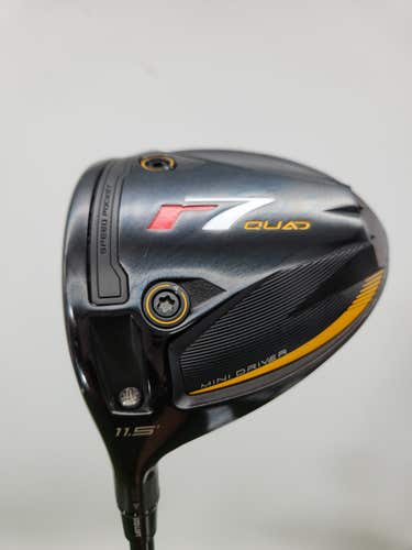 LEFTY 2025 TAYLORMADE R7 QUAD MINI DRIVER 11.5* STIFF FUJI VENTUS TR BLUE 5-S DE