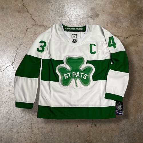 Auston Matthews Toronto Maple Leafs NHL - St Pats Hockey Jersey Size Medium