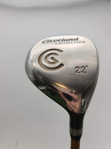 2001 CLEVELAND LAUNCHER FAIRWAY WOOD 22* REG LAUNCHER GOLD 65G +HC FAIR