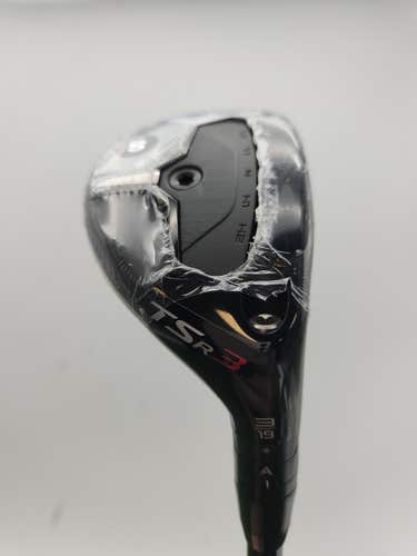 NEW 2023 TITLEIST TSR3 3 HYBRID 19* STIFF PROJX HZRDUS GEN4 BLACK +HC BRANDNEW