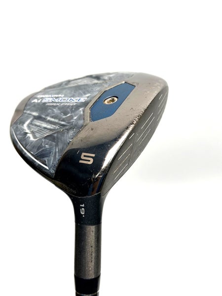 Callaway Ai Smoke Max Fast 5 Wood 19 Eldio White 40g Ladies Flex Winn Grip