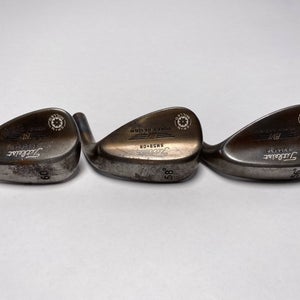 Titleist Vokey Spin Milled Oil Can '09 Wedge Set 56*14 58* 8 60* 4 HEADS ONLY RH