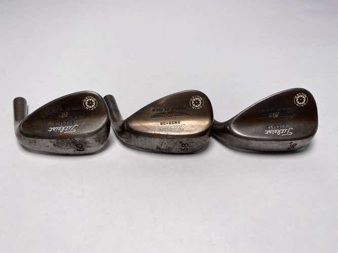 Titleist Vokey Spin Milled Oil Can '09 Wedge Set 56*14 58* 8 60* 4 HEADS ONLY RH