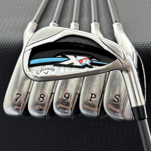 LADIES CALLAWAY XR OS IRON SET 6-S