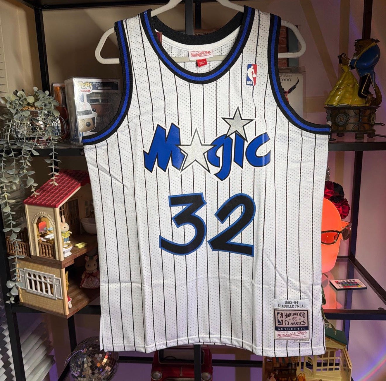 Orlando Magic O'Neal #32 Black Large Men's Mitchell & Ness Jersey