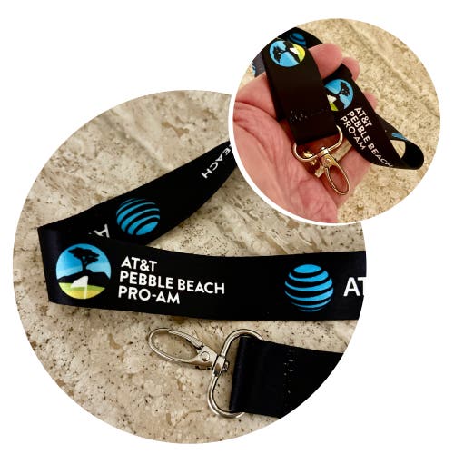 BRAND SPANKING NEW AT&T PEBBLE BEACH PRO-AM LANYARD!