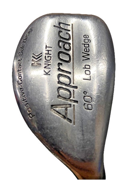 Knight Approach Positive Contact Lob Wedge 60* RH Stiff Steel 35" New Jumbo Grip