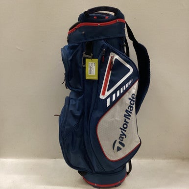 Used Taylormade 14 WAY CART BAG Mens Cart Bag White/Red/Navy 11725-S000495933