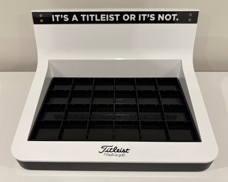 Titleist Golf Ball Store Display Advertisement Rack Stand 24 Slots #1 Ball