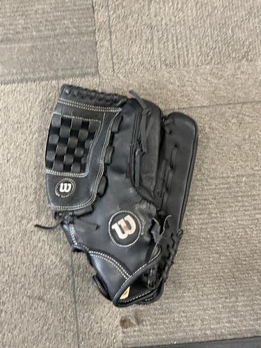 Used Wilson A360 SOFTBALL BB/SB Glove RH Throw Black 14" 11614-S000229417