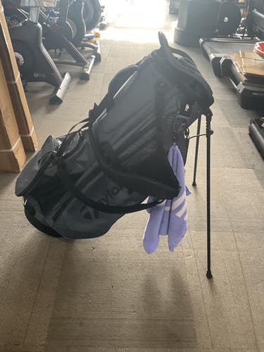 Used Taylormade PRO 8 WAY STAND BAG Mens Stand Bag Grey 11614-S000229400
