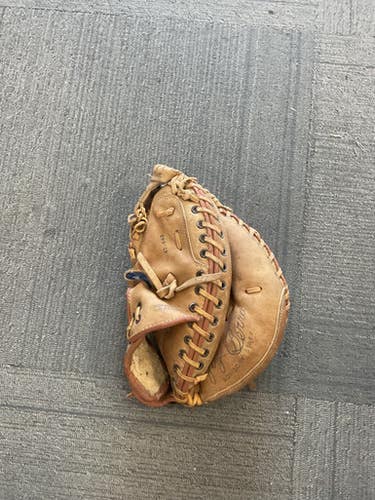 Used Spalding CHROME GRAIN LEATHER BB/SB Catchers RH Throw Brown 31" 11614-S000229371