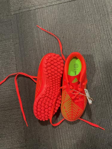 Used Adidas Soccer Turf Shoes Red Youth 12.0 11614-S000229362