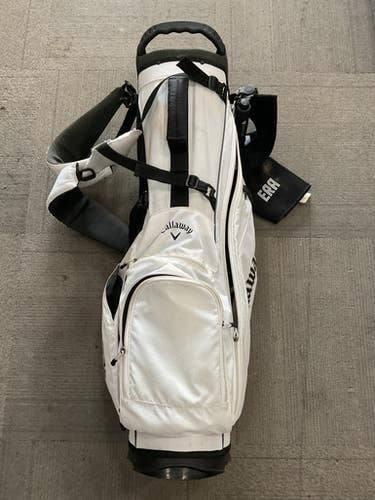 Used Callaway 12 WAY STAND BAG Womens Stand Bag White 11614-S000229477
