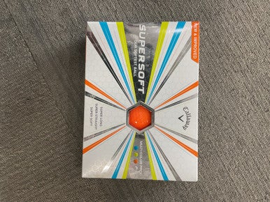 Used Callaway SUPERSOFT 12 PACK MULTI-COLOR 12 Pack - Golf Balls 11614-S000229469