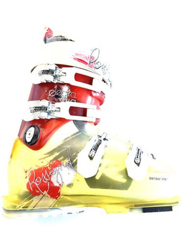 Used Rossignol ELECTRA S1 110 FLEX Womens DH Ski Boot Red 235 MP - J05.5 - W06.5 11860-S000303676