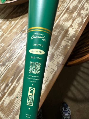 2025 Combat MFG Spec A1 Alloy BBCOR Certified Bat (-3) 28 oz 31" (Used)
