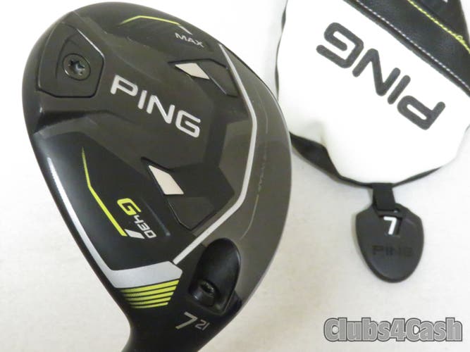 PING G430 Max Fairway 21  7 Wood Alta 65 Black Regular Flex +Cover   Near MINT