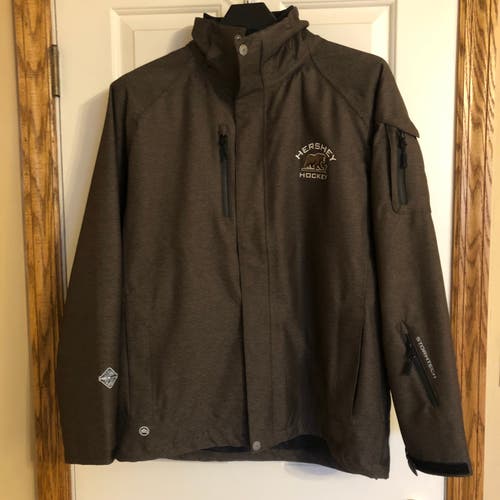 Hershey Bears Hockey Brown Men's Large Winter Coat