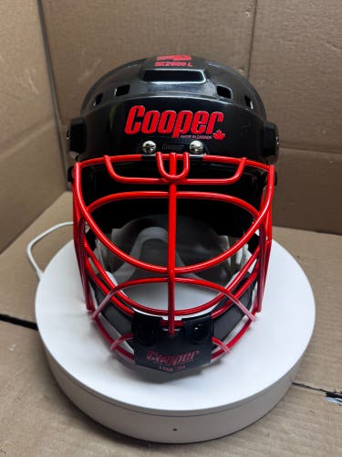 VINTAGE COOPER SK2000 LARGE GOALIE HOCKEY MASK / HELMET PHILADELPHIA FLYERS