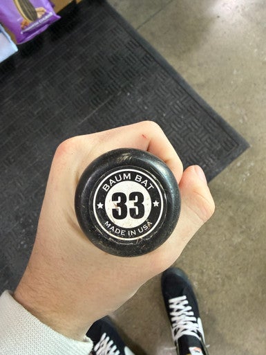 Used BAUM AAA PRO MAPLE BB/SB Wood Bat 33" 11605-S000212179