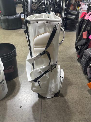 Used Nike SPORT LITE STAND BAG Mens Stand Bag White 11605-S000212276