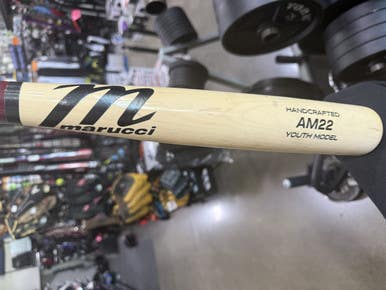 Used Marucci AM22 YOUTH MODEL BB/SB Wood Bat 29" 11605-S000211294