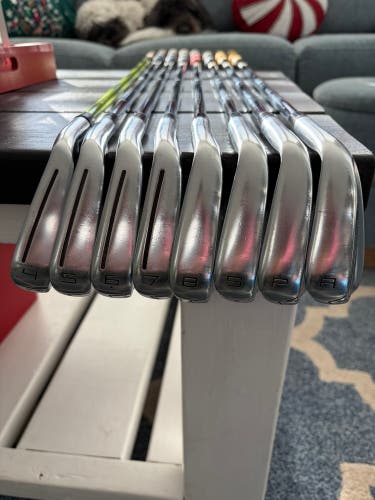 2019 TaylorMade 2019 P790 RH Iron Set Stiff Flex (8 Clubs) #4 - #9, PW, GW Steel Shaft (Used)