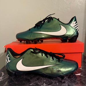 NIKE MENS 11.5 NIKE VAPOR CARBON 4.2 TD WS  NFL COMBINE CLEATS IRIDESCENT GREEN