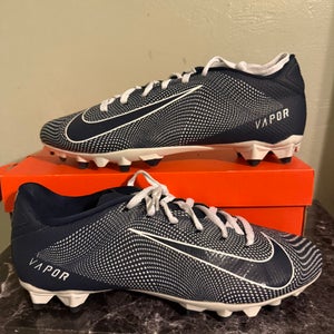Men's Size 13 Nike Low Top Vapor Carbon Varsity Untouchable Pro 3 (Used) Navy