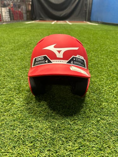 Mizuno B6 Batting Helmet Youth Scarlet (New)