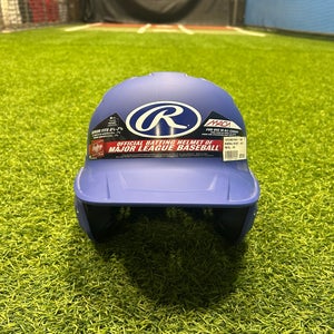 Rawlings Mach 1 Tone Batting Helmet Sr Matte Royal (New)