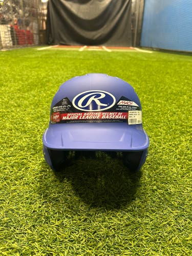 Rawlings Mach 1 Tone Batting Helmet Sr Matte Royal (New)