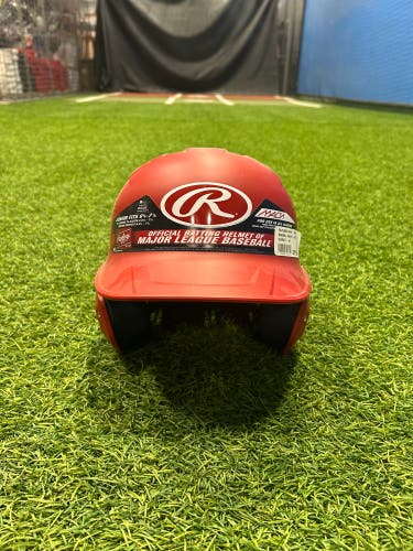 Rawlings Mach 1 Tone Batting Helmet Jr Matte Scarlet (New)