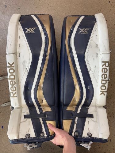 Senior 35” Reebok Premier XLT Goalie Leg Pads | Spinozzi Pro Stock (Used)