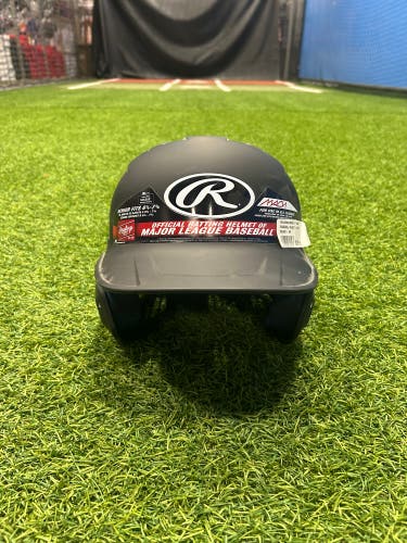 Rawlings Mach 1 Tone Batting Helmet Sr Matte Black (New)