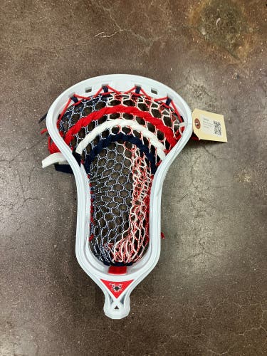White ECD Lacrosse Ion Strung Head (New)