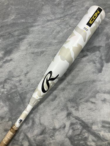2025 Rawlings Icon Composite Bat USSSA Certified (-8) Composite 23 oz 31" (Used)